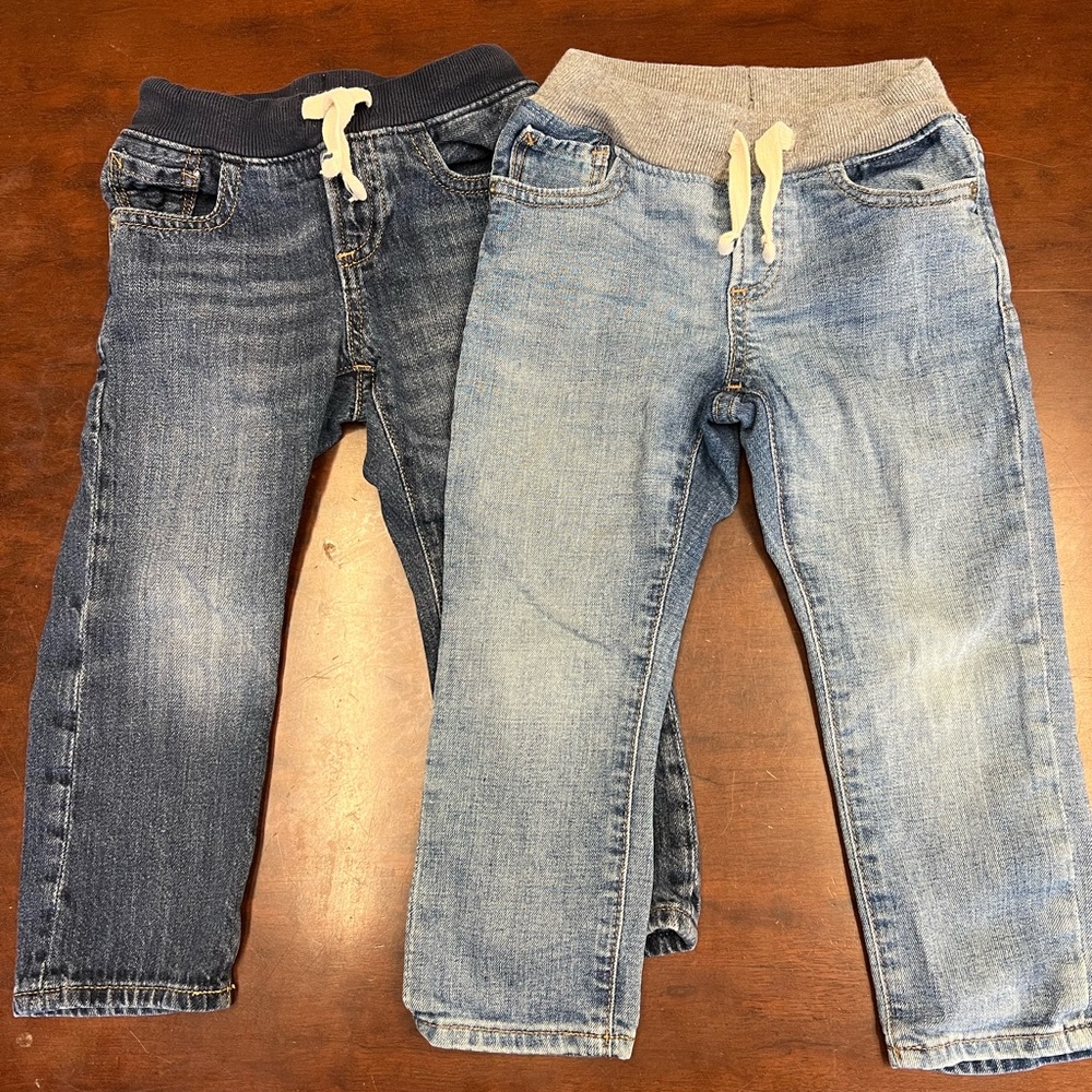 Gap toddler pull-on slim jeans bundle (3T)